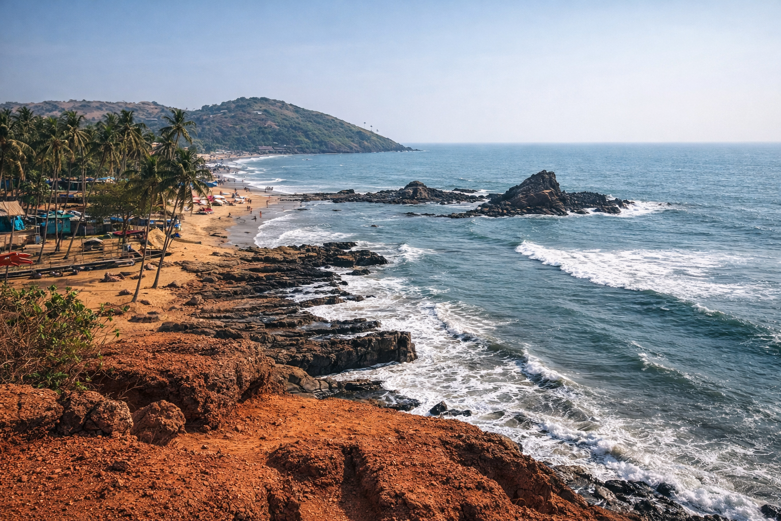 Vagator Beach – 14 km