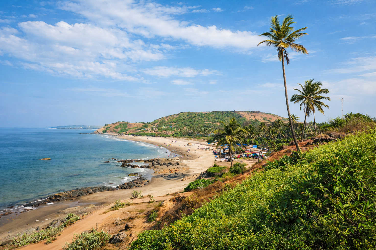 Calangute Beach – 7 km